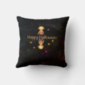 ハロウィンモンスターと魔女 クッション (裏面)