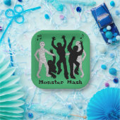 ハロウィンモンスターマッシュダンスパーティー ペーパープレート (パーティー)