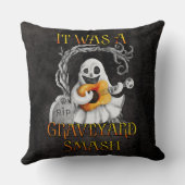 ハロウィンモンスターマッシュ幽霊墓地スマッシュ クッション (裏面)