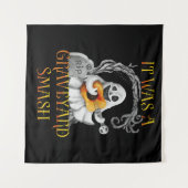 ハロウィンモンスターマッシュ幽霊墓地スマッシュ タペストリー (正面(横))