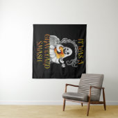 ハロウィンモンスターマッシュ幽霊墓地スマッシュ タペストリー (インサイチュ(横))