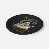 ハロウィンモンスターマッシュ幽霊墓地スマッシュ ペーパープレート (アングル)