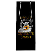 ハロウィンモンスターマッシュ幽霊墓地スマッシュ ワインギフトバッグ (裏面)