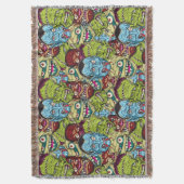 ハロウィンモンスターマッシュ スローブランケット (正面縦)