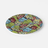 ハロウィンモンスターマッシュ ペーパープレート (アングル)