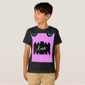 ハロウィンモンスター巨大な歯 ブー Tシャツ (正面フル)