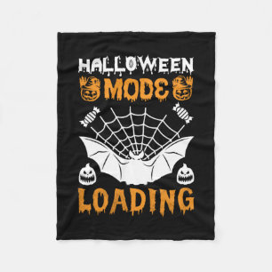 ハロウィンモードのロード誕生日 フリースブランケット