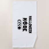 ハロウィンモードオン – パーティーハロウィンカボチャ ビーチタオル (正面)