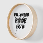 ハロウィンモードオン – パーティーハロウィンカボチャ 壁時計 (傾斜)
