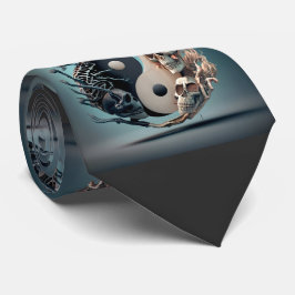 ハロウィンヤンスケルトンアート ネクタイ