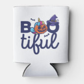 ハロウィンユニコーンおもしろいカボチャランタン 缶クーラー (正面)