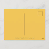 ハロウィンユニコーンで燃える黒猫カラフル シーズンポストカード (裏面)