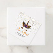 ハロウィンユニコーンオレンジ赤ちゃんシャワーありがとう フェイバータグ (インサイチュ)