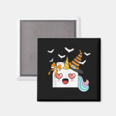 ハロウィンユニコーンマスタービルダーブロック建物K マグネット (正面/裏面)