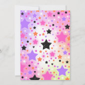 ハロウィンユニコーン誕生日招待状ハローウィンパーティ 招待状 (裏面)