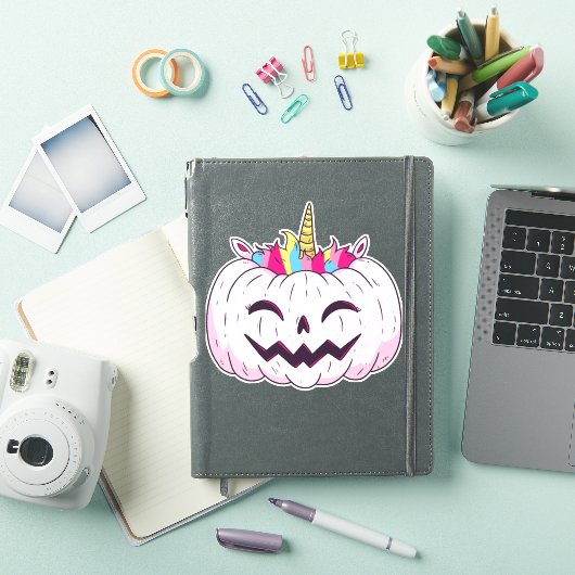 ハロウィンユニコーン シール (iPadカバー)