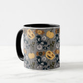 ハロウィンユニークパターン マグカップ (正面左)