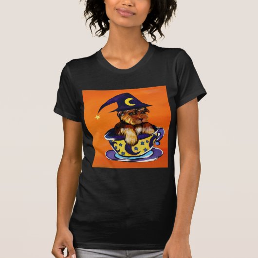 ハロウィンヨーキープー Tシャツ (正面)
