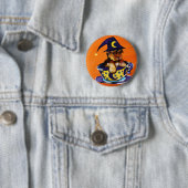 ハロウィンヨークシャーテリアポー 缶バッジ (インサイチュ)
