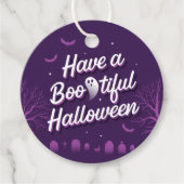 ハロウィンラウンドギフトのラベルが充実 フェイバータグ (正面)