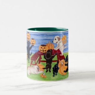 ハロウィンラブラドール! ツートーンマグカップ