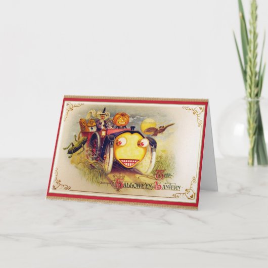 ハロウィンランタン カード (正面)