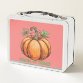 ハロウィンランチボックス - スプーキーで楽しい食事の収納 メタルランチボックス (裏面)