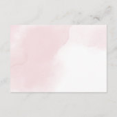 ハロウィンリトルカボチャ赤ちゃんシャワーおむつラッフル エンクロージャーカード (裏面)