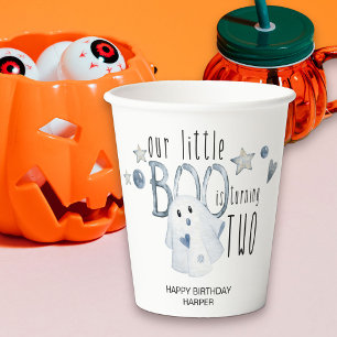 ハロウィンリトルブー第2誕生日パーティー紙杯 紙コップ
