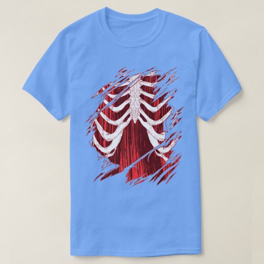 ハロウィンリブケージの衣装  Tシャツ (デザイン正面)