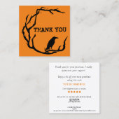ハロウィンリース感謝していクロウユーのためのご注文Sq スクエア名刺 (正面/裏面)