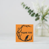 ハロウィンリース感謝していクロウユーのためのご注文Sq スクエア名刺 (スタンド正面)