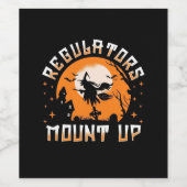 ハロウィンレギュレーター山アップ ワインラベル (シングルラベル)