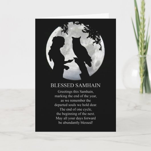 ハロウィンレディーアンドフクロムーンサバット カード (正面)