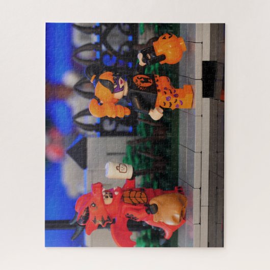 ハロウィンレンガ造りパズル ジグソーパズル (縦)