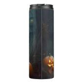 ハロウィンワイマラーとカボチャ怖い タンブラー (裏面)