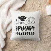 ハロウィンワン不気味ママ誕生日 クッション (ブランケット)