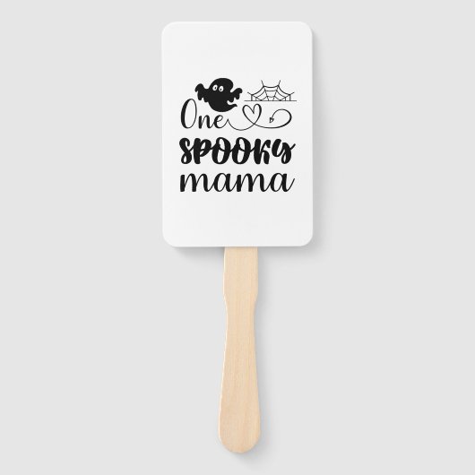ハロウィンワン不気味ママ誕生日 ハンドファン (正面)