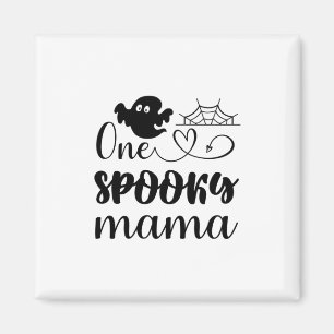 ハロウィンワン不気味ママ誕生日 マグネット