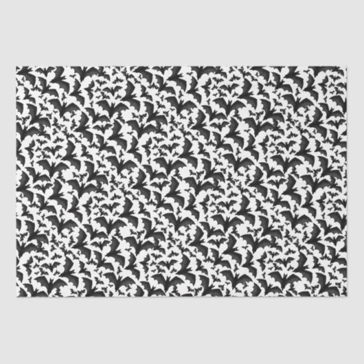 ハロウィンヴァンパイアこうもりティッシュペーパー 薄葉紙 (正面)