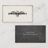 ハロウィンヴァンパイアこうもり名刺 名刺 (正面/裏面)