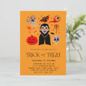 ハロウィンヴァンパイアパーティの招待状 招待状 (スタンド正面)