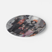 ハロウィンヴァンパイアファミリーパーティープレート🦇🎃 ペーパープレート (アングル)