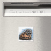 ハロウィンヴァンパイアフクロウ マグネット (インサイチュ (食洗機))