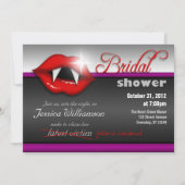 ハロウィンヴァンパイアブライダルシャワー招待状 招待状 (正面)