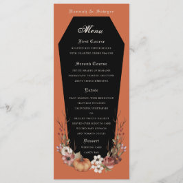 ハロウィンヴァンパイア棺ウェディングパーティテラコッタ メニュー