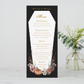 ハロウィンヴァンパイア棺ウェディングパーティーメニュー メニュー (スタンド正面)