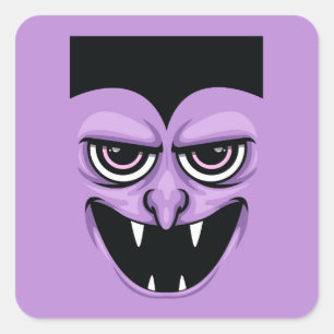 ハロウィンヴァンパイア スクエアシール