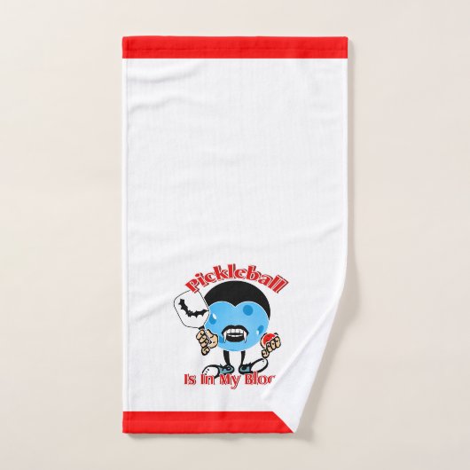 ハロウィンヴァンパイア – Pickleball Is In My Blood ハンドタオル (ハンドタオル)