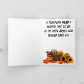 ハロウィンヴィンテージアートのグリーティングカード カード (内部)